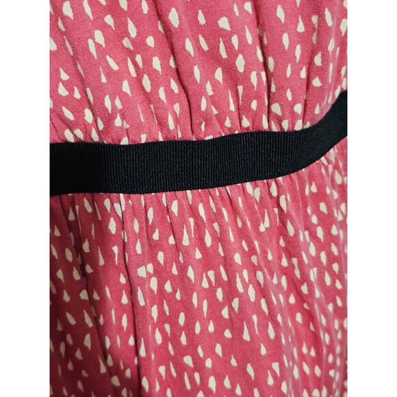 Ann Taylor Loft Dress Womens Size Small Sleeveless Pink Polka Dot (821) - Picture 3 of 5